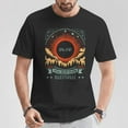 thumbnail image 2 of Vintage Total Solar Eclipse 2024 Graphic Tee – Ellettsville Cotton T-Shirt for Adults, Astronomy Event Souvenir Outfit, Size 2XL, Color Black, 2 of 4