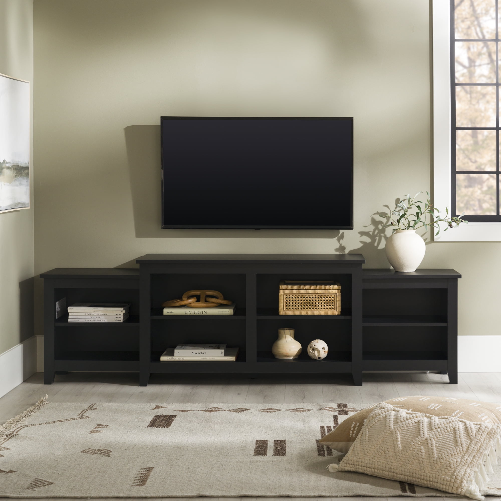 Manor Park Transitional Farmhouse TV Stand for TVs up to 88