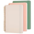 thumbnail image 1 of Cuaderno Utron 3 piezas espiral 5x7 Morandi 70 hojas, 1 of 7