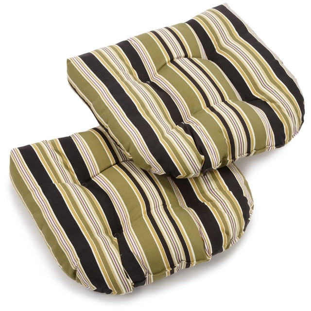 Juego de cojines para exteriores Blazing Needles, 48 x 48 x 13 cm, resistentes a los rayos UV