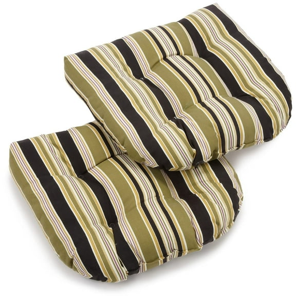Juego de cojines para exteriores Blazing Needles, 48 x 48 x 13 cm, resistentes a los rayos UV