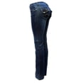 thumbnail image 2 of BRAND NEW LIA Verona Junior WOMEN'S BLUE Denim Stretch Bootcut Straight Leg Jeans Pants, 2 of 3