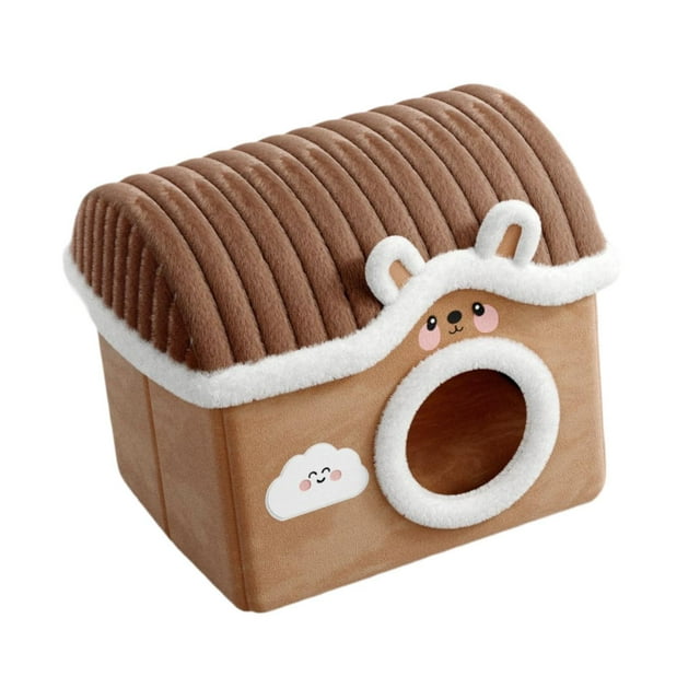 S SERENABLE Lit pour Chaton Cachette pour Chats d'Intérieur Coussin d'Hiver Lavable Lit pour Animaux m