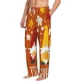thumbnail image 2 of Balery Happy Thanksgiving Three Gnomes print Men's Pajama Pants,Ultra Lightweight Pjs,Lounge Pant-XX-Large, 2 of 9