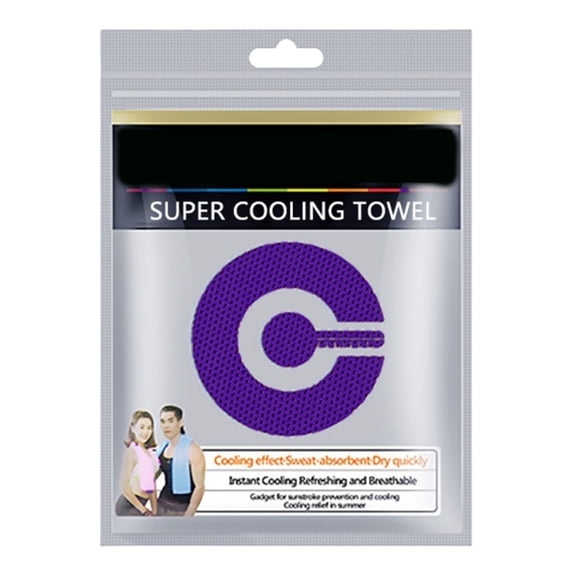 Cooling Towel, Cool Cold Towels with Carry Box Microfibre Ice Towels Breathable Chillier Towel for Running Workout Sport