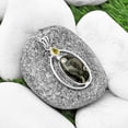thumbnail image 3 of Mexican Cabbing Fossil & Citrine 925 Sterling Silver Pendant Jewelry P-1005 SDP139232, 3 of 5
