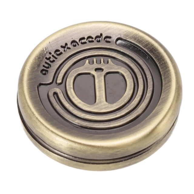 Devil-deslizador magnético de empuje EDC para aliviar el estrés, moneda de empuje giratoria de Metal, juguete de punta de dedo de acero inoxidable