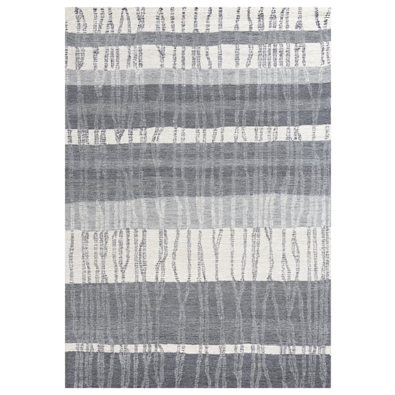 Rizzy Rugs Taylor Area Rug TAY890 Contemporary Charcoal, 8' 6" x 11' 6", Charcoal