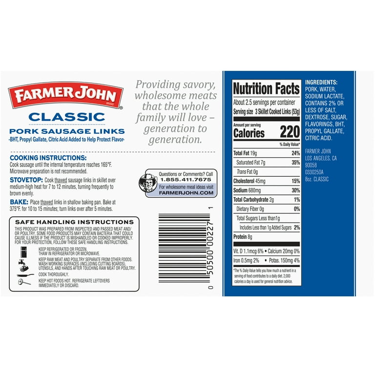 Farmer John Sausage Links Expiration Date Cheap Stores