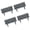 Grey, variant on Lynono Co.,Ltd 4PcsP1ast1cGarden Retaining Fence Stone Look Border Panels Garden Edging Border for Yard Patio Garden Pathway