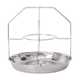 thumbnail image 1 of Luzkey Plateau de Cuisson Panier de Rangement, Panier de Rangement de Grille, Accessoires de Grillade, Cuisson Extérieure, Plateau de Barbecue Portable en Acier Inoxydable, 1 of 8