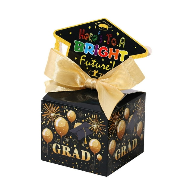 TIELUTT Graduation Season Party Candy Set /Hat Paper Baking Small Graduation Season Vegetable Bags Silicone Food Storage Bags Packing Bag for Food Chicken Bags for Freezer Small Reusable Snack Bags