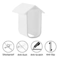 thumbnail image 4 of Funda de silicona resistente al agua Para cámara de seguridad EufyCam 2C 2 uds Blanco Ehuebsd, 4 of 8