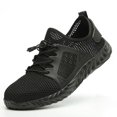 thumbnail image 3 of Zapatos con punta de acero indestructibles Ryder para hombres y mujeres, botas de seguridad transpirables a prueba de perforaciones, 3 of 4