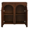 thumbnail image 5 of Modway Appia 2-Door Arched Door Storage Cabinet in Walnut, 5 of 9