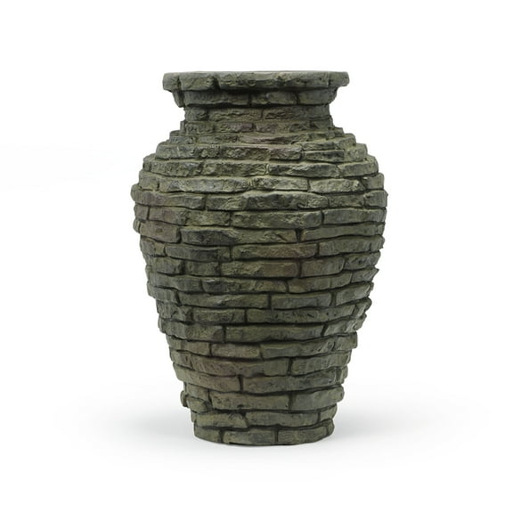 Aquascape 58014 Landscape and Garden, Mini Stacked Urn Water Fountain, Gray Slate