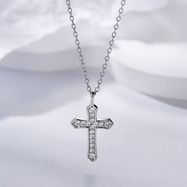 Cadena De Collar Corto Para Mujer De Plata S925 Chapada Diseño Serpiente Cruz Onda Caja Trella