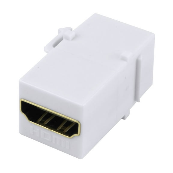 Construct Pro HDMI Female Keystone Jack Pass-Through Insert (White) by Skywalker