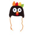thumbnail image 3 of Sombrero de pavo Yinane con orejeras Tejido de invierno Beige, 3 of 5