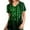 Dark Green#1, variant on gakvbuo St. Patrick's Day Scrubs Tops For Women Plus Size Working Uniform With Pocket V-Neck Work Utility&Safety Tops Nursing Uniform Printed Worker Protective Working Uniform Shirts
