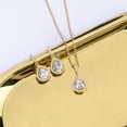 thumbnail image 5 of Teardrop Jewelry Set for Women - Sterling Silver Small Teardrop Cubic Zirconia Crystal CZ Rhinestone Drop Earrings and Pendant Necklace Set for Wedding Bride Bridesmaids Mother of Bride Prom Party, 5 of 7