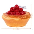 thumbnail image 4 of KAKOWELY Simulación de tarta de huevo, postre, modelo de comida, modelo decorativo, modelo de fiesta de bodas, accesorio de fotografía, 4 of 5