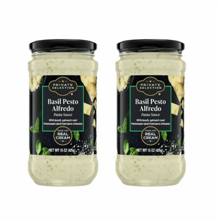 Private Selection Basil Pesto Alfredo, 2 x 15 oz