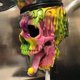 thumbnail image 5 of Máquina de chicle, dispensador de dulces de calavera colorido, adorno de escritorio de Halloween para el hogar, 5 of 5