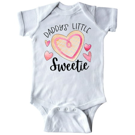 

Inktastic Daddy s Little Sweetie with Pink Heart Cookie Gift Baby Boy or Baby Girl Bodysuit