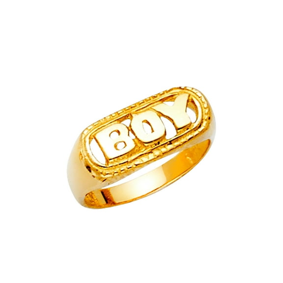 14k Yellow Gold Ring Size 3-Ring - 1.2 Grams