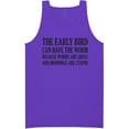 thumbnail image 1 of The Early Bird Can Have The Worm Neon Tank Top, 1 of 1