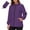 Purple, variant on Zynoxe Womens Rain Jacket Lightweight Waterproof Packable Raincoat with Adjustable Hood Outdoor Travel Windbreaker Purple S