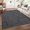 Black, variant on Nanan 6'x9' Modern Arch Line Geometric Area Rug, Machine Washable Low Pile Non-Slip Indoor Rug for Home Office, Game Room, Black