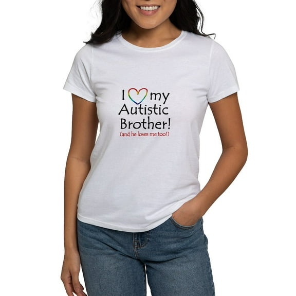 CafePress - Autistic Bro Bib T Shirt - Women's Classic T-Shirt