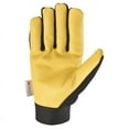 thumbnail image 2 of Wells Lamont 3233L Winter Work Gloves Men's Saddletan Grain Black/Yellow L Black/Yellow, 2 of 3