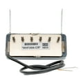 thumbnail image 3 of Artec MHFA94 Alnico 5 Neck Mounting Style Mini Humbucker Neck Pickup 8.6K for Johnny Smith Style Jazz Guitar, Chrome, 3 of 5