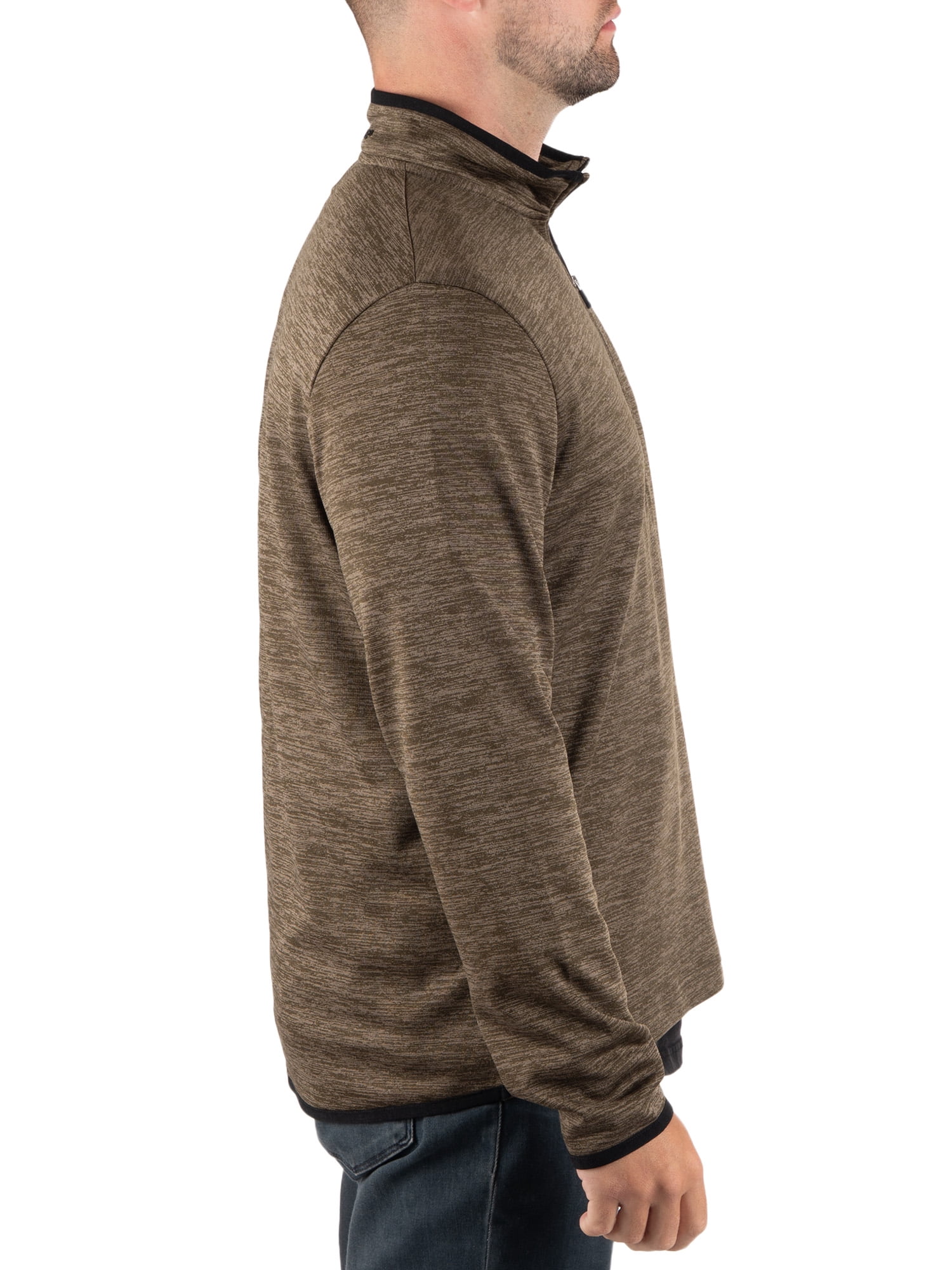 Realtree Men's Fleece Quarter Zip Pullover Sweatshirt, Sizes S-2XL