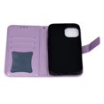 thumbnail image 1 of Case Phone Wallet Case With Card Slot Stand PU Leather Flower Embossed Protective Flip Cover for  13, 1 of 7