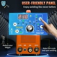 thumbnail image 4 of VEVOR 210Amp TIG Welder 110/220V Dual Voltage HF TIG/Stick/Clean 3 in 1 Welder w/ Pulse, IGBT Inverter & Torch, Digital Arc Welding Machine for Stainless Steel, Iron, Mild Steel, Copper, and Nickel, 4 of 9
