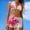 White, variant on BRGZLK Womens Bikini Sets 3 Piece Swimsuits Fashion Split High Waisted Tight-Fitting Bathing Suit