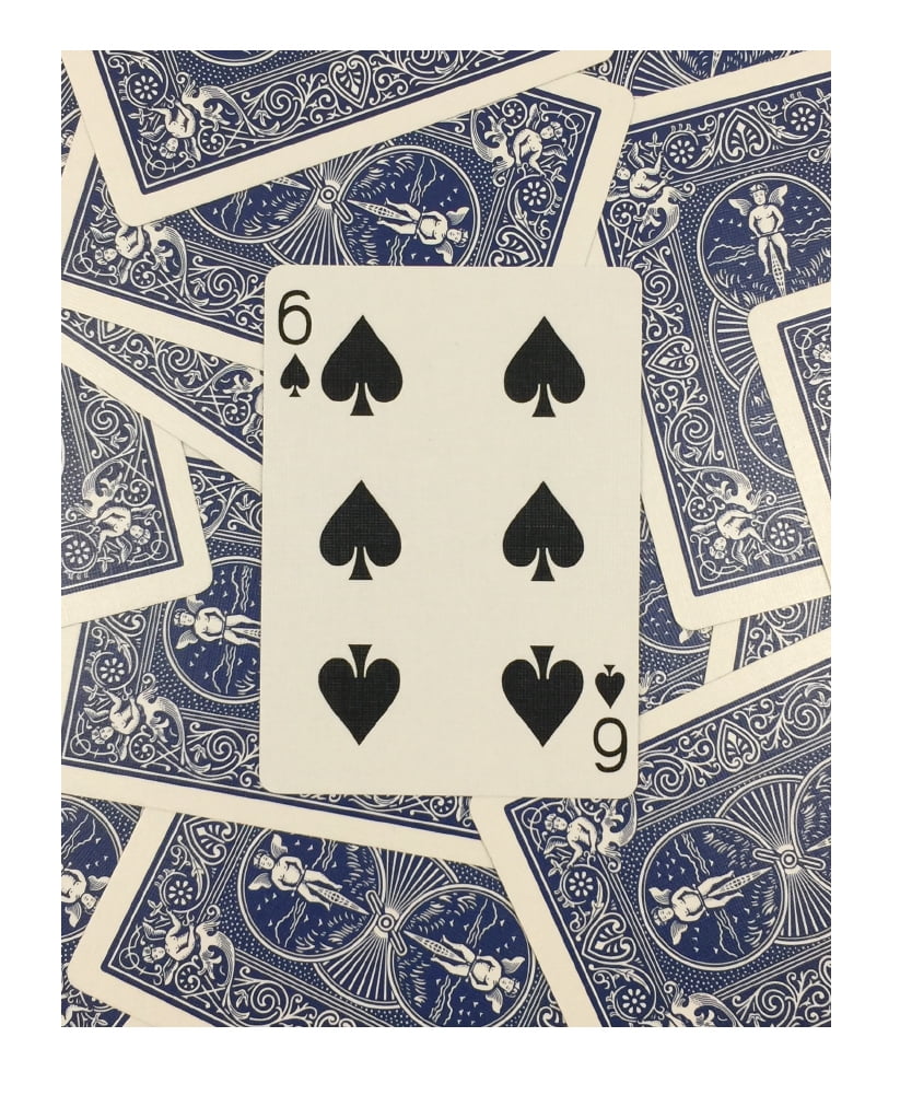Blue Bicycle 1-way Force 6 Of Spades One Way Forcing Card Deck Magic Trick 