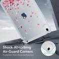thumbnail image 3 of Allytech Case for Apple iPad 9th/8th/7th Gen 10.2" (2021/2020/2019), [Air-Guard Corners] [Precise Cutouts] Shockproof Soft TPU Ultra Slim Case with Stylish Pattern for Women Men - Love Heart, 3 of 9