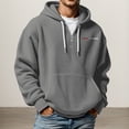 thumbnail image 3 of MHFRRA Sudadera con Capucha, Suave, Cómoda, para Uso Informal Al Aire Libre, Ligera, Deportiva, con Cremallera Gris, 3 of 8