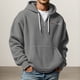 thumbnail image 3 of MHFRRA Sudadera con Capucha, Suave, Cómoda, para Uso Informal Al Aire Libre, Ligera, Deportiva, con Cremallera Gris, 3 of 8