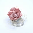 thumbnail image 2 of Artificial Rose Wrist Corsage Bracelet Silk Rose Flower Bridesmaid Hand Flowers Wedding Party Decoration with Pearl;Artificial Rose Wrist Corsage Bracelet Rose Flower Bridesmaid Hand Flowers, 2 of 8