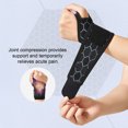 thumbnail image 3 of Sangle de Compression de Poignet de Sport Hommes Femmes Support de Poignet Ajustable Enveloppe Prévention des Entorses Force Basketball Tennis Badminton Mise en Forme Attelle de Poignet, 3 of 8