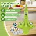 thumbnail image 5 of Badge Button Press 25mm Button Press Machine with 100 Sets of Components, Button Badge Maker Machine for Arts, Green, 5 of 8