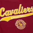 thumbnail image 4 of Men's Mitchell & Ness Wine Cleveland Cavaliers Hardwood Classics Felt Applique Slub T-Shirt, 4 of 5