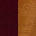 thumbnail image 6 of Emma + Oliver Vertical Slat Back Cherry Wood Barstool, Burgundy Vinyl Seat, 6 of 6