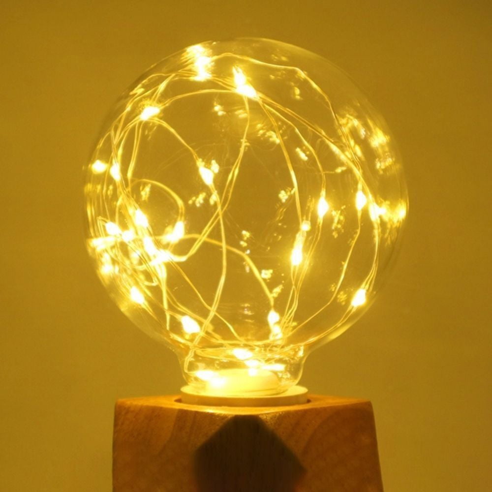 Hot DJ KTV E27 1W LED Stage Light Bulb Copper Wire Bulb Crystal Ball